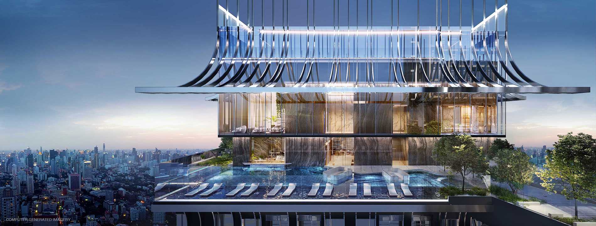 Building B: Sky Pool ให้คุณได้ปลดปล่อยทุกพันธนาการ ไปกับสายน้ำที่พลิ้วไหว
