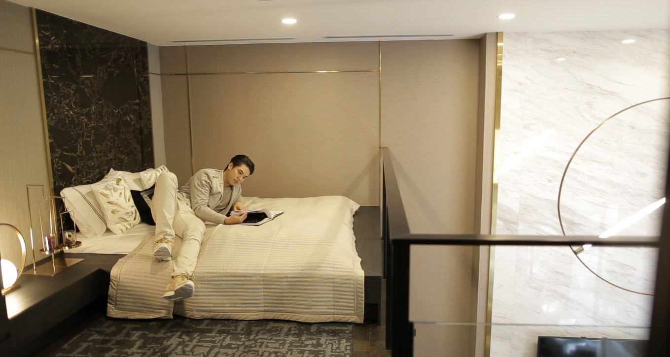 ชั้นลอยห้อง Duo Space@ Park Origin Thonglorให้ความรู้สึกเหมือนหลุดอยู่ในอวกาศ อยู่ในมุมที่เป็นส่วนตัว