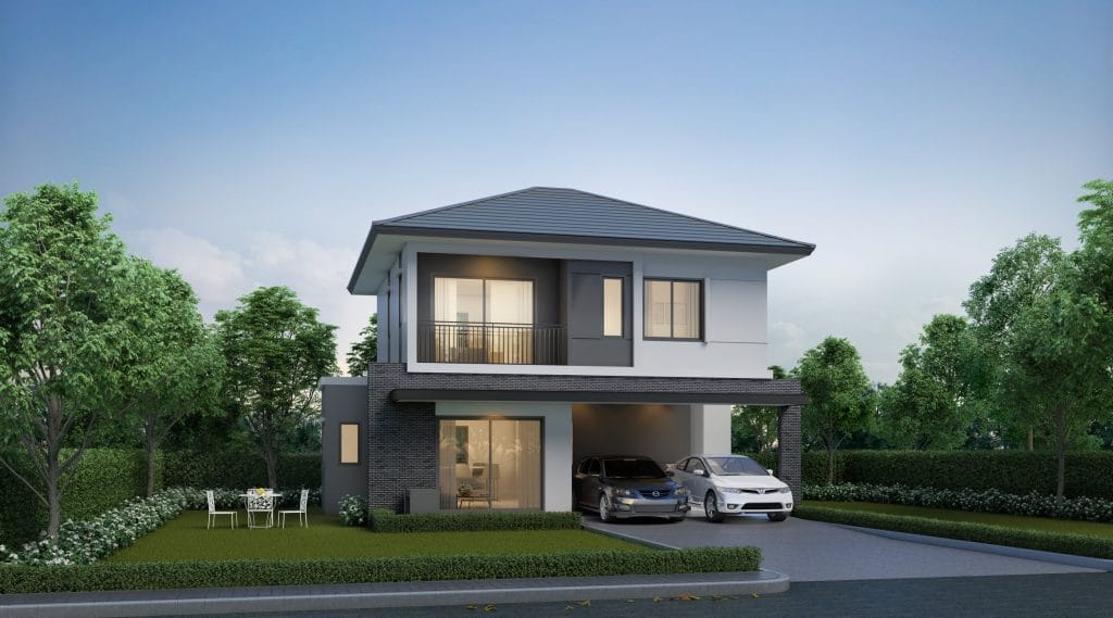 REGENT บ้านเดี่ยวที่รองรับสำหรับครอบครัวขยาย 3 ห้องนอน, 3 ห้องน้ำ, 1 ห้องนั่งเล่น, 1 ห้องอเนกประสงค์, 1 ห้องครัวไทย, 1 แพนทรี, 2 ที่จอดรถ